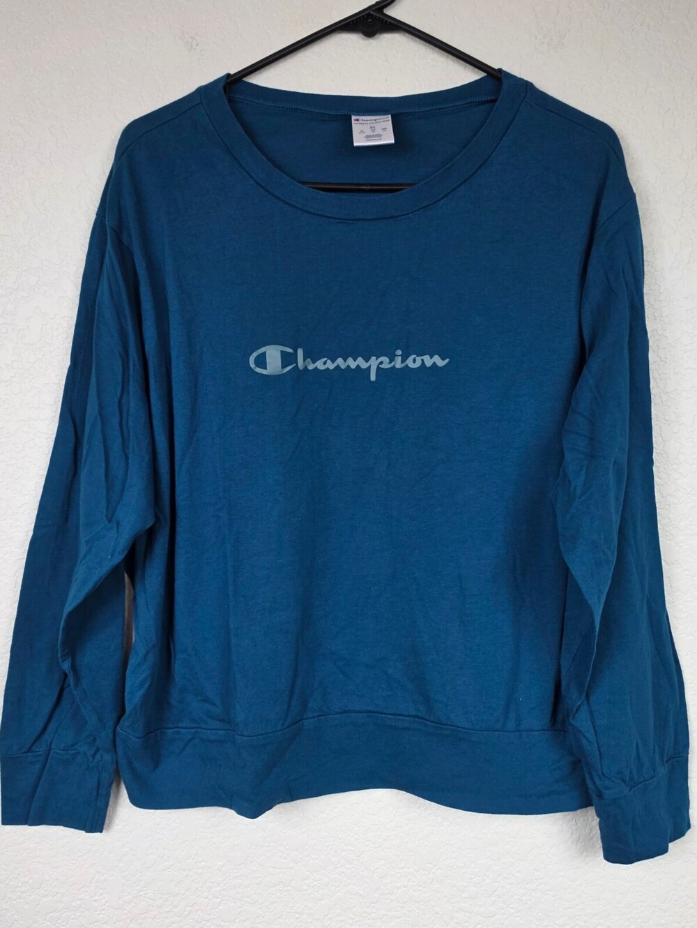 Champion XL Blue Long Sleeve Top